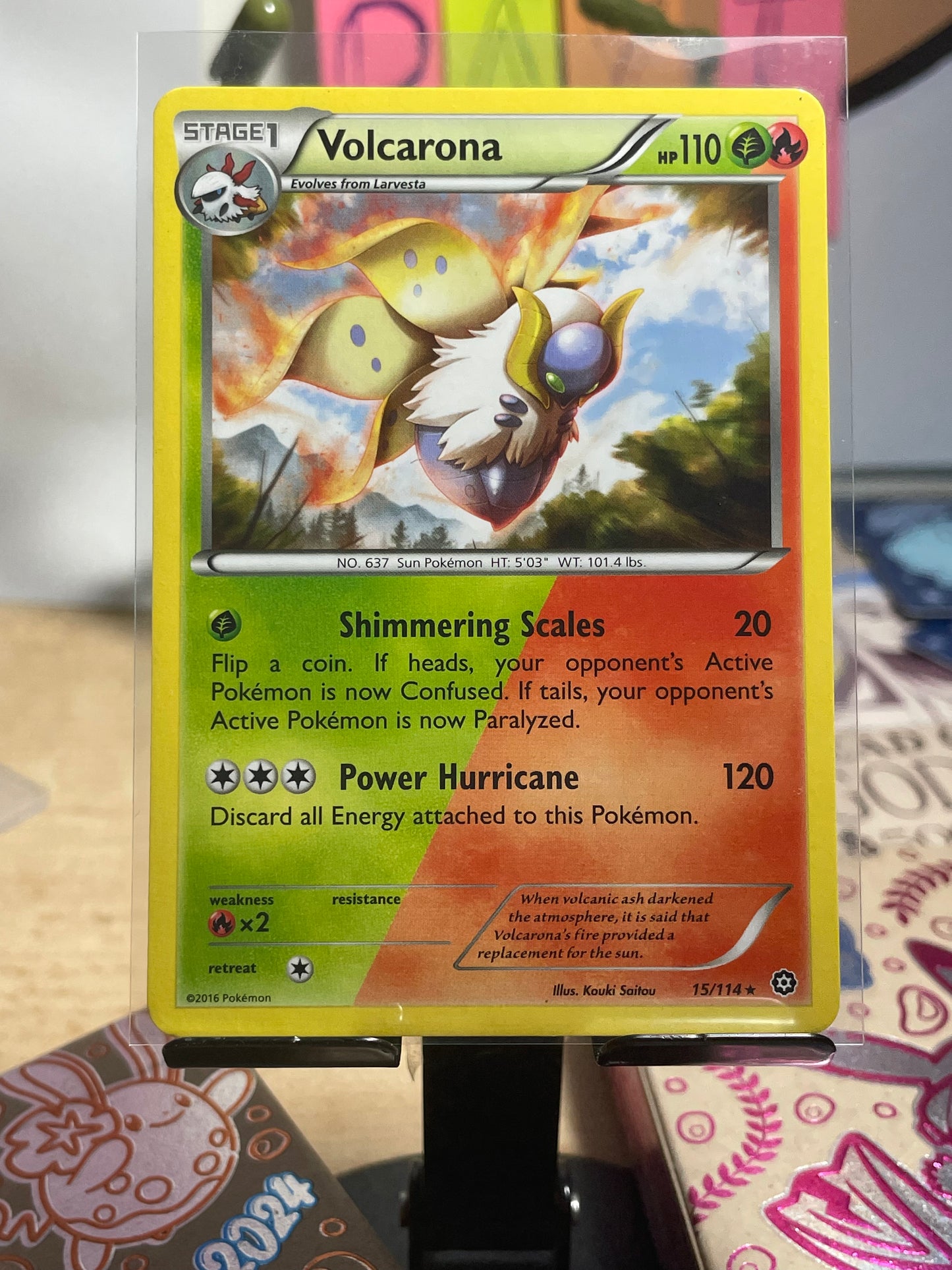 2016 Volcarona #15 Steam Siege