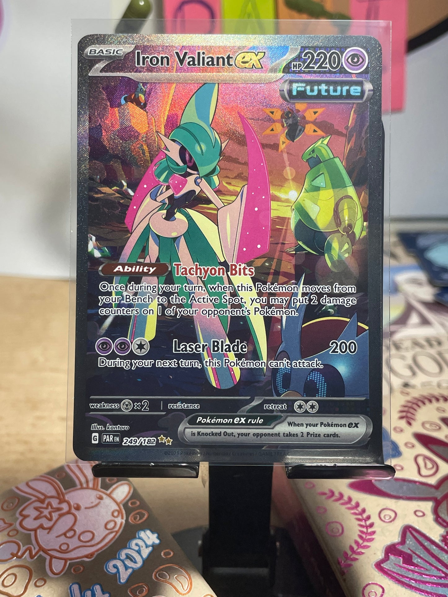 2023 Iron Valiant ex #249 Paradox Rift [NM-]