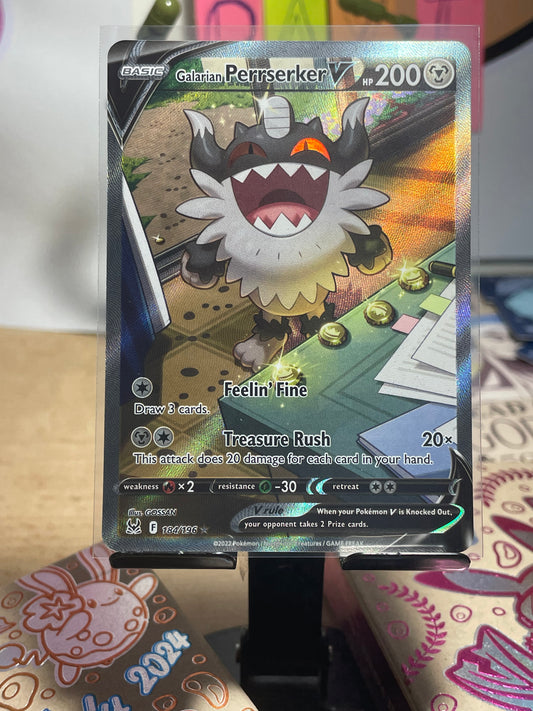 2022 Galarian Perrserker V #184 Lost Origin [NM]