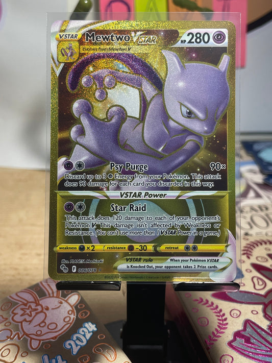 2022 Mewtwo VSTAR #86 Pokemon Go [NM]