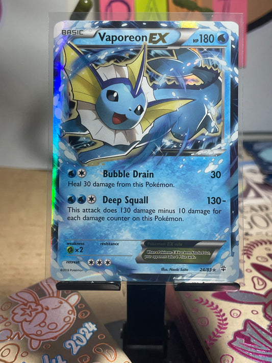 2016 Vaporeon EX #24 Generations [LP+]