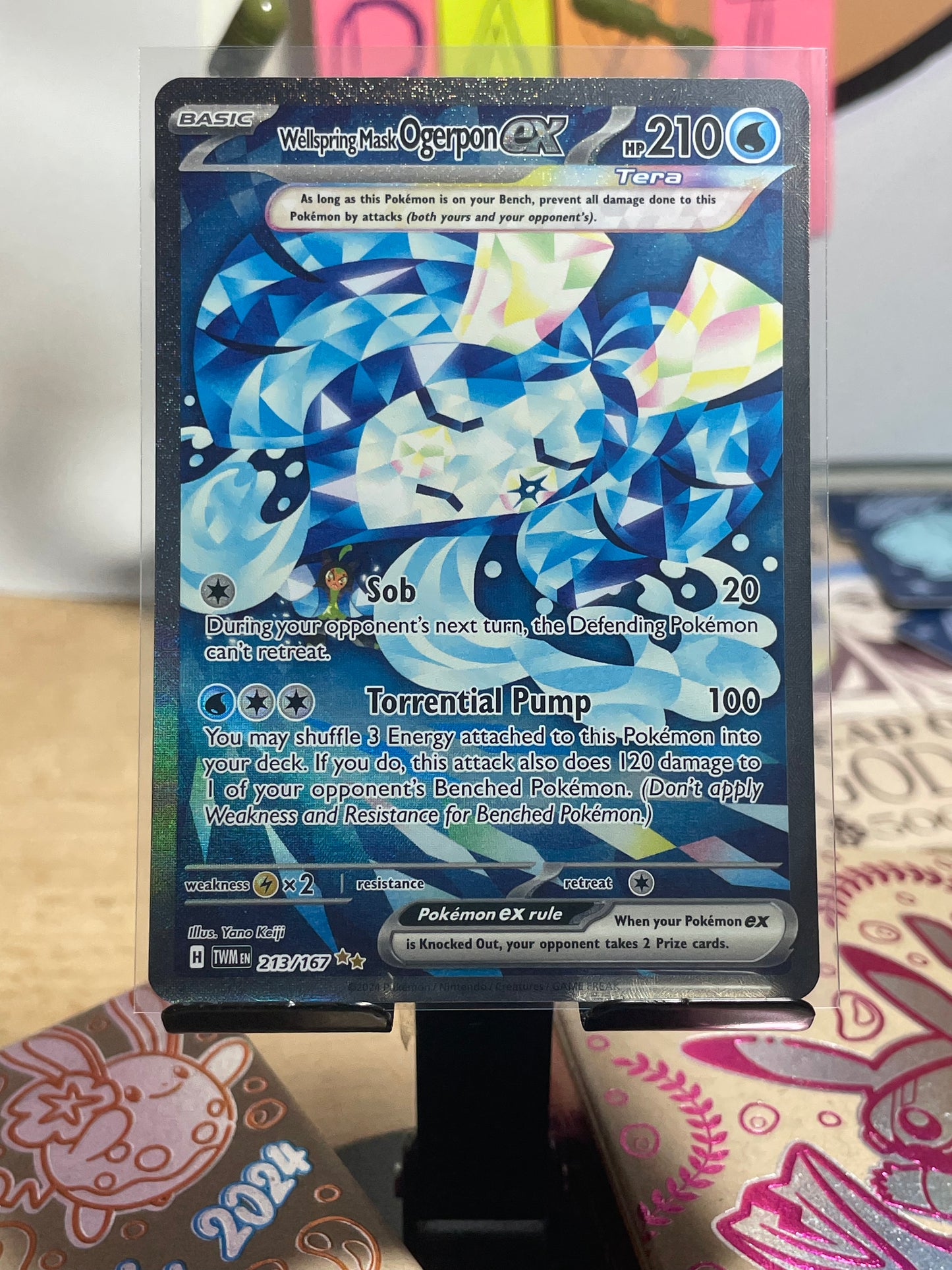 2024 Wellspring Mask Ogerpon ex #213 Twilight Masquerade [NM-]