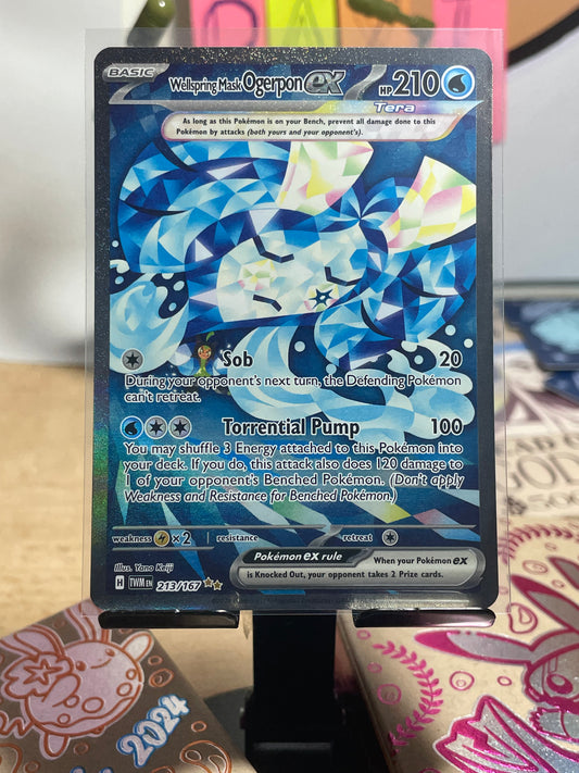 2024 Wellspring Mask Ogerpon ex #213 Twilight Masquerade [NM-]