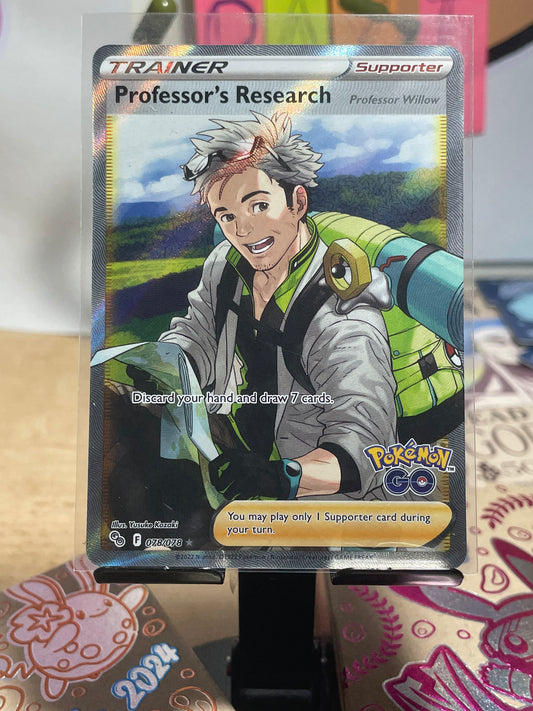 2022 Professor's Research: Willow #78 Pokemon Go [NM-]