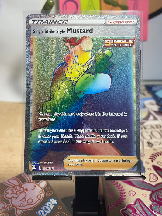 2021 Single Strike Style Mustard #177 Battle Styles [NM]