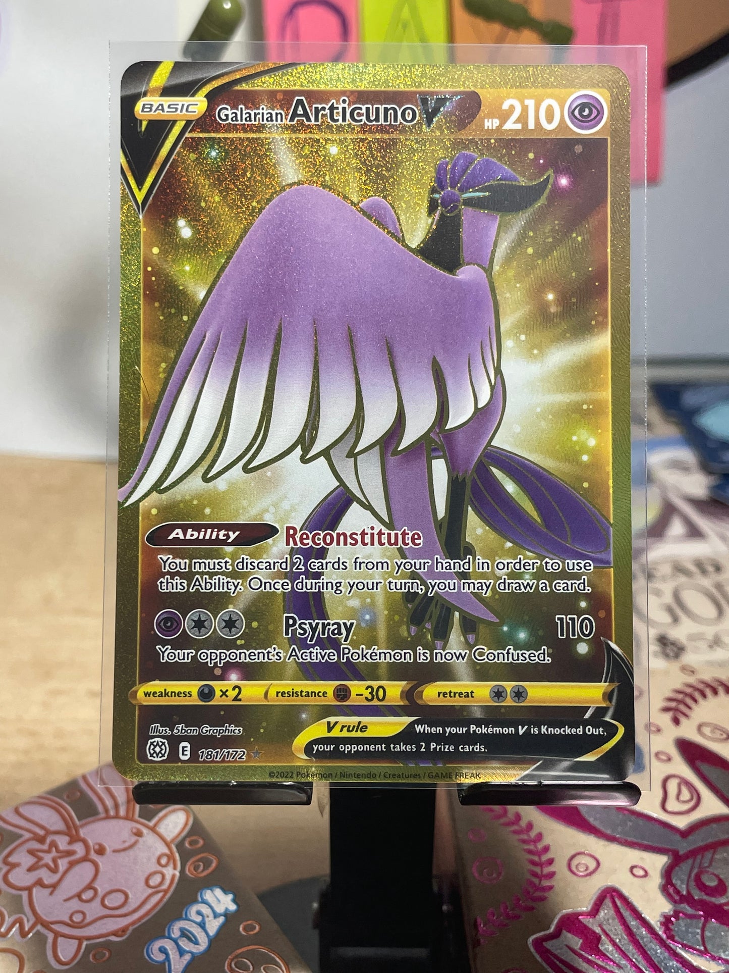 2022 Galarian Articuno V #181 Brilliant Stars [NM]