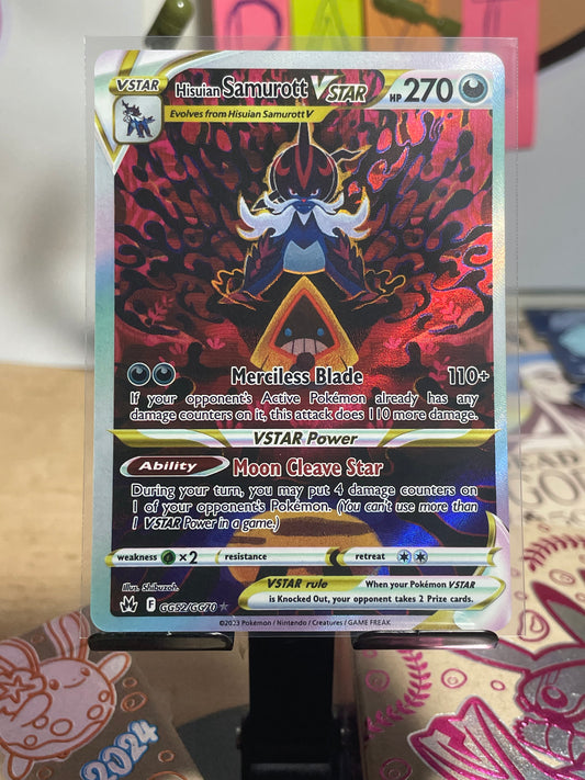 2023 Hisuian Samurott Vstar #GG52 Crown Zenith [NM]
