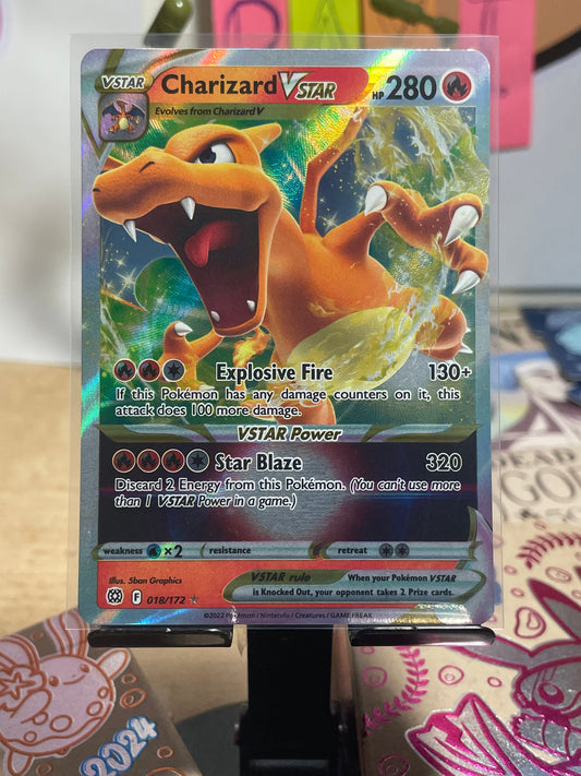 2022 Charizard Vstar #18 Brilliant Stars [NM-]