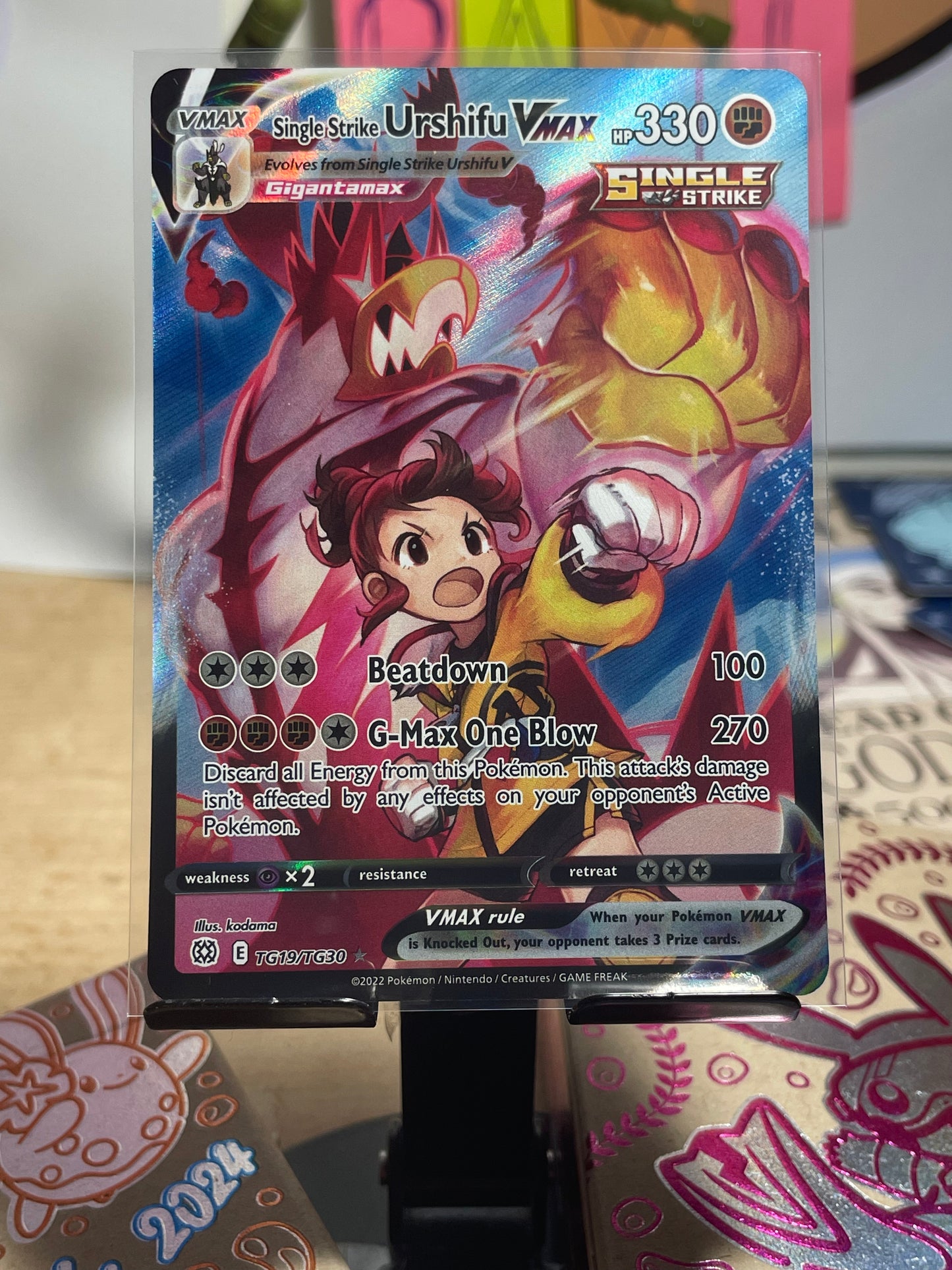 2022 Single Strike Urshifu Vmax #TG19 Brilliant Stars [NM]