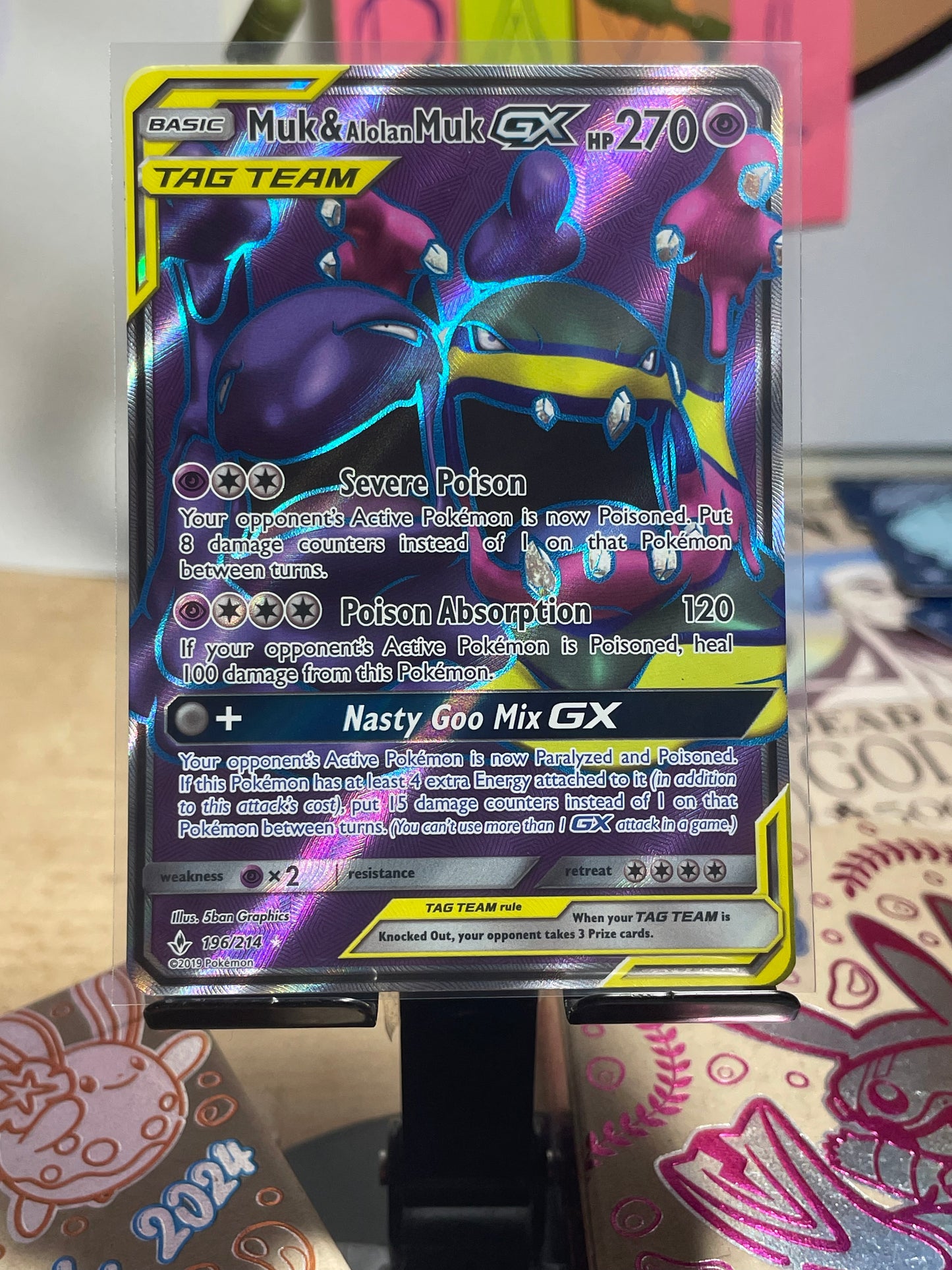 2019 Muk & Alolan Muk #196 Unbroken Bonds [LP+]