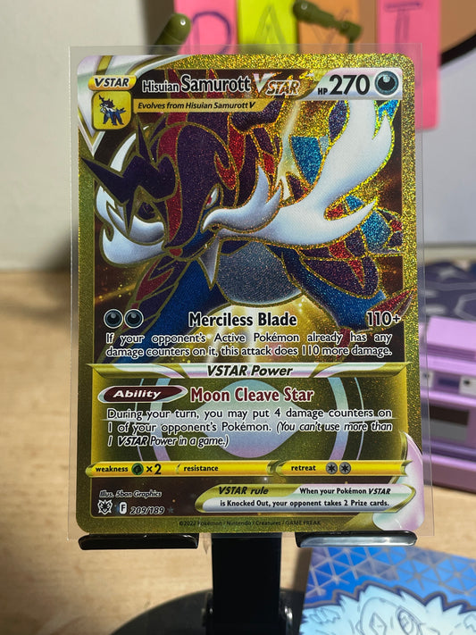 2022 Hisuian Samurott Vstar #209 Astral Radiance [NM]