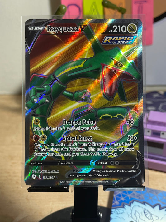 2021 Rayquaza V #193 Evolving Skies [NM]