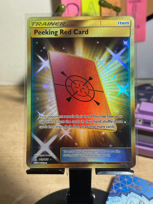 2018 Peeking Red Card #169 Ultra Prism [NM-]