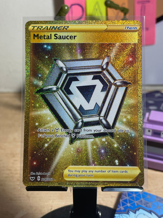 2020 Metal Saucer #214 SWSH Base [NM]