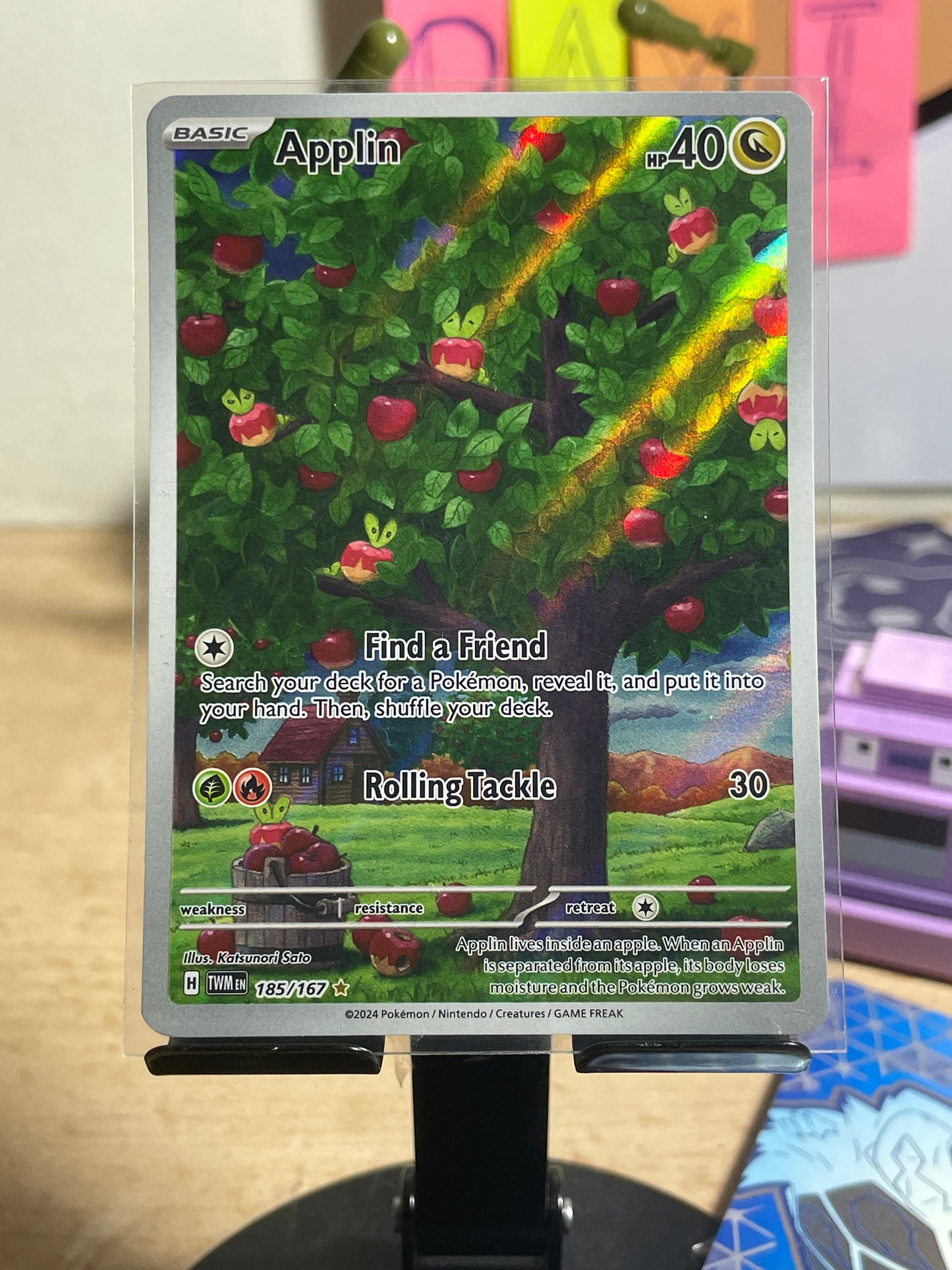 2024 Applin #185 Twilight Masquerade [NM-]