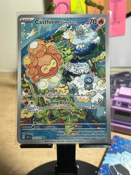 2024 Castform #195 Surging Sparks [NM-]