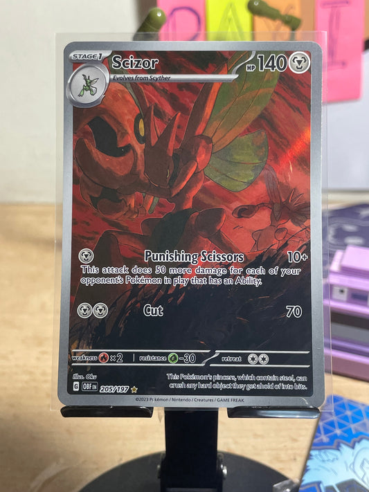 2023 Scizor #205 Obsidian Flames [NM-]