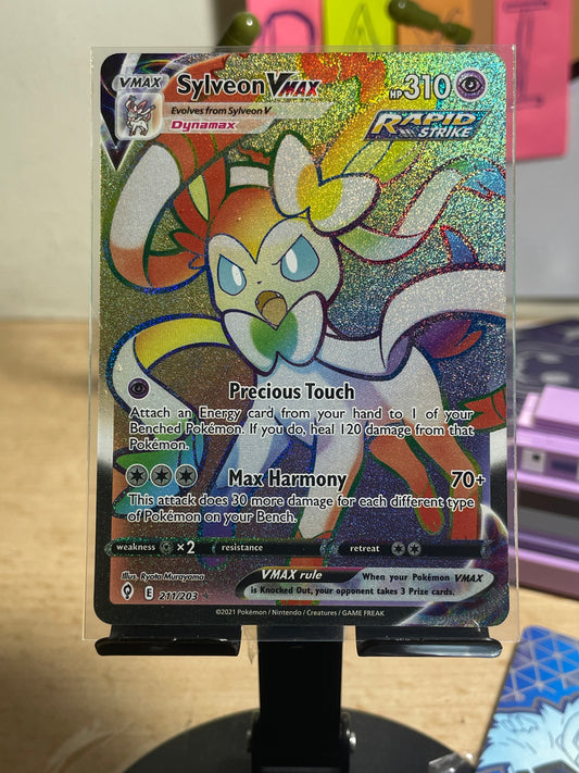 2021 Sylveon VMAX #221 Evolving Skies [NM]