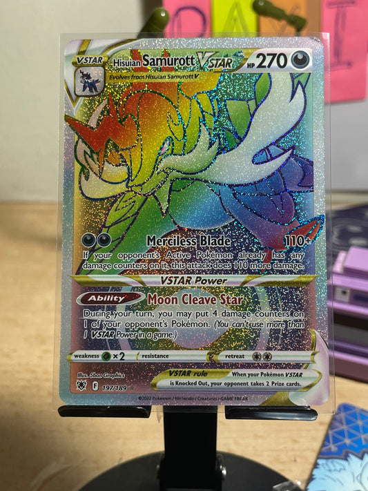 2022 Hisuian Samurott Vstar #197 Astral Radiance [NM]