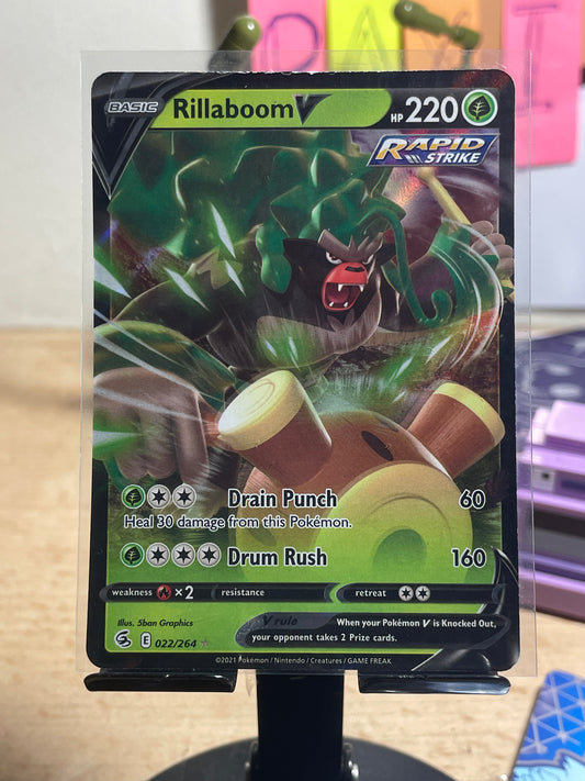 2021 Rillaboom V #22 Fusion Strike [MP]