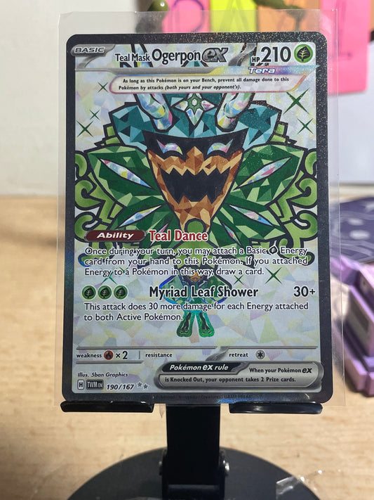 2024 Teal Mask Ogerpon ex #190 Twilight Masquerade [NM-]
