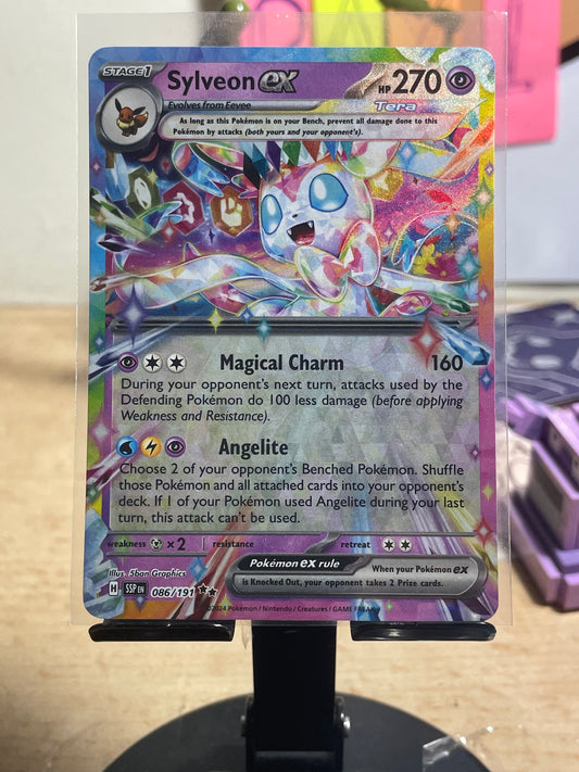 2024 Sylveon ex #86 Surging Sparks [NM]