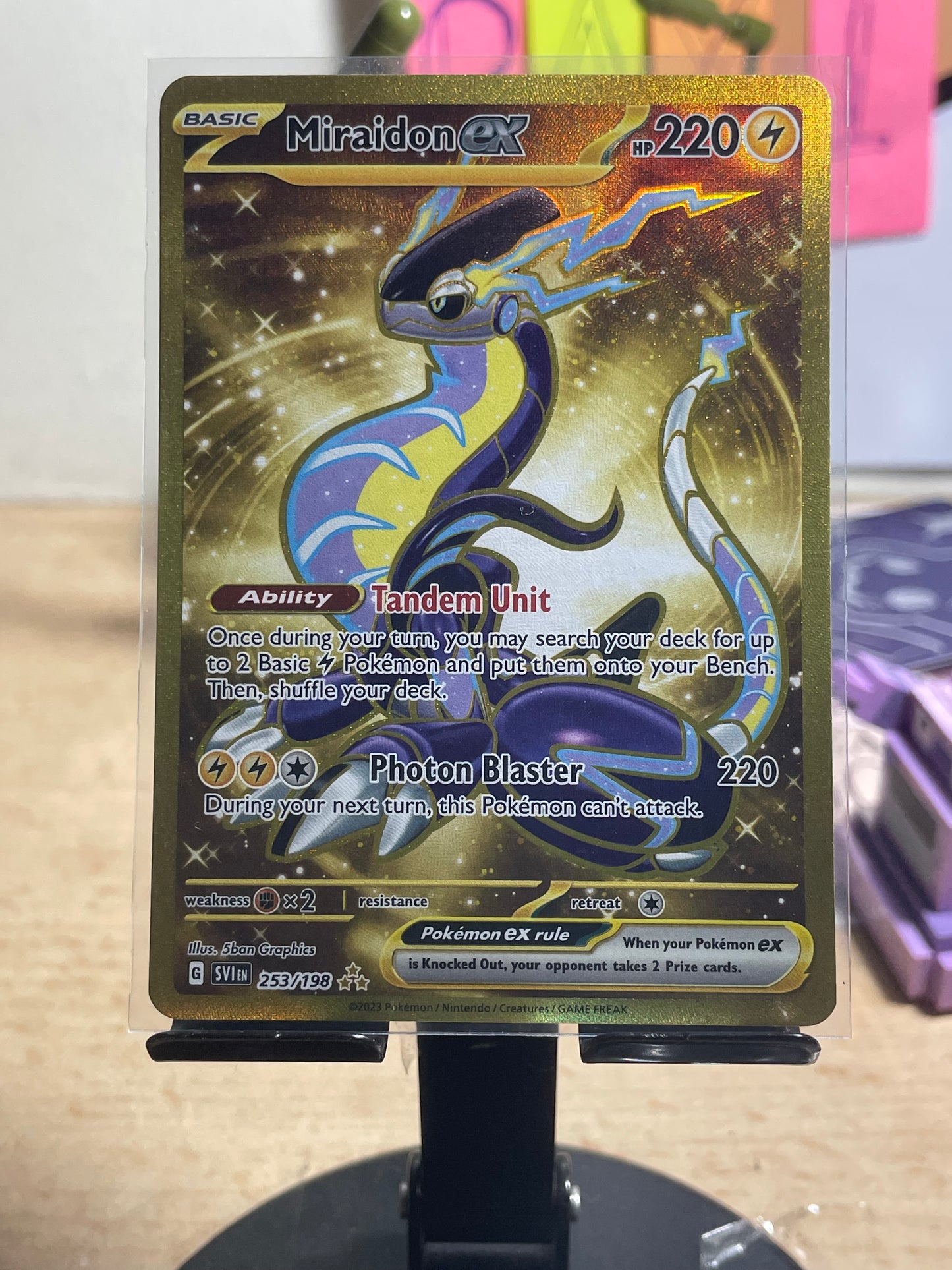 2023 Miraidon ex #253 SV Base [NM]
