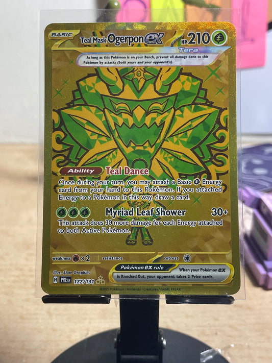 2025 Teal Mask Ogerpon ex #177 Prismatic Evolutions [NM-]