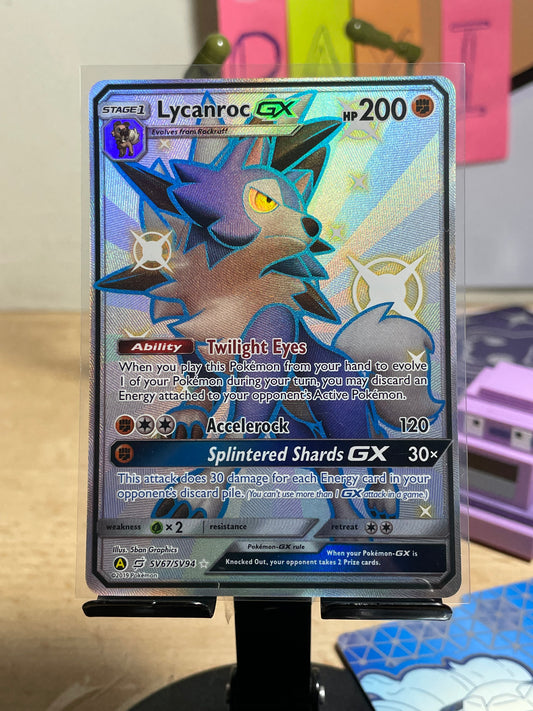 2019 Lycanroc GX #SV67 Hidden Fates [NM]