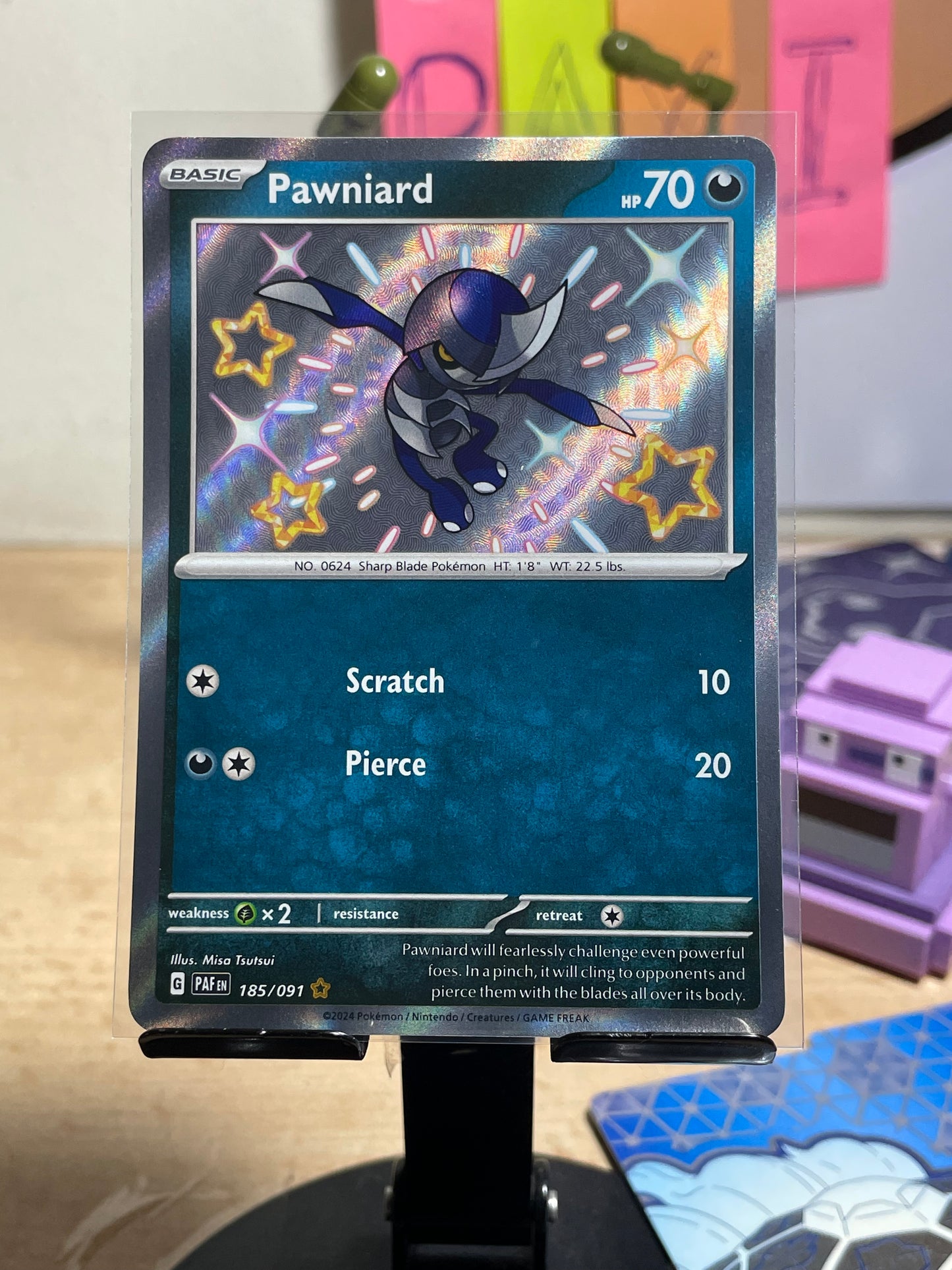 2024 Pawniard #185 Paldean Fates