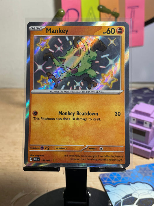 2024 Mankey #169 Paldean Fates