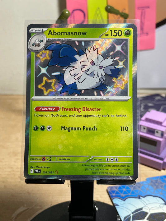 2024 Abomasnow #101 Paldean Fates