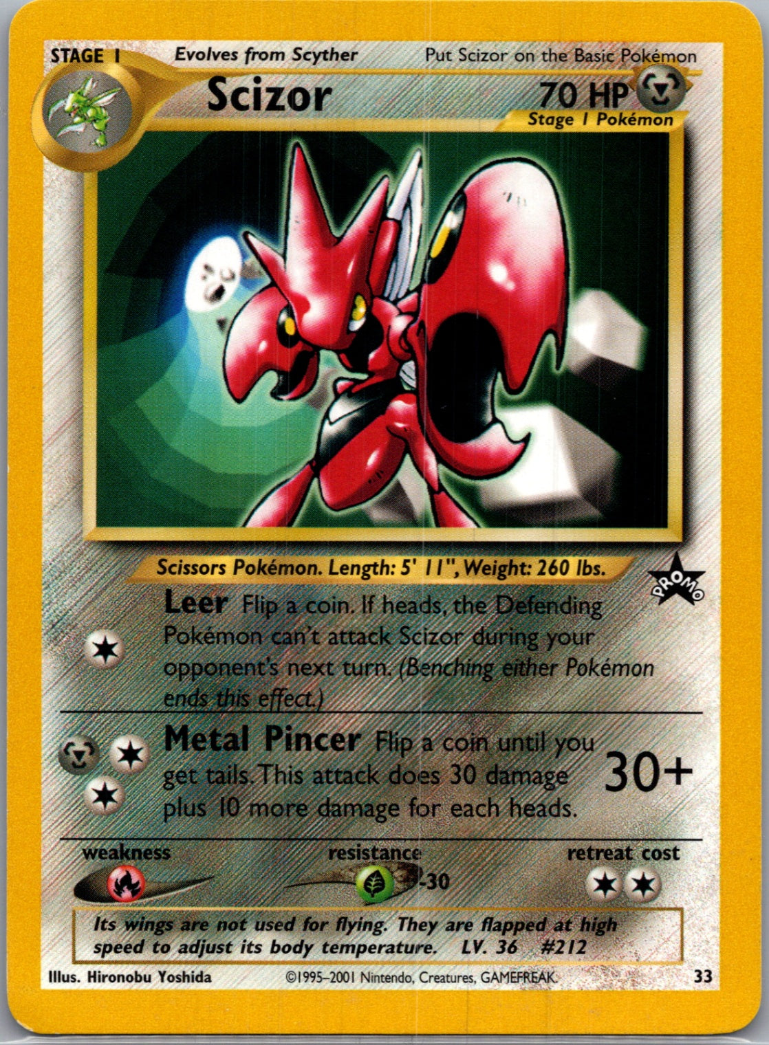 2001 WoTC Promo 33/53 Scizor G179