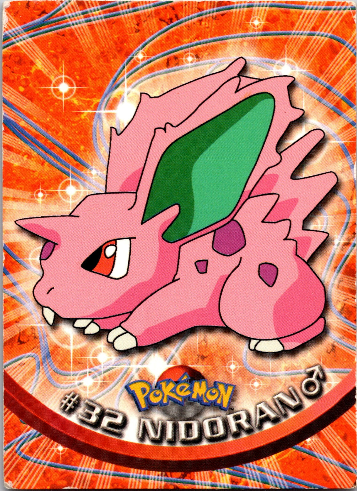 1999 Topps TV Nidoran M HP  P168