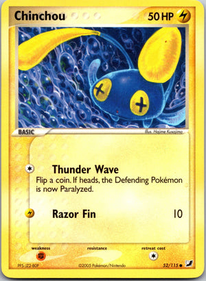 2005 Unseen Forces 52/115 Chinchou LP