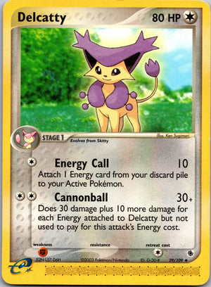 2003 Ruby and Sapphire 29/109 Delcatty LP