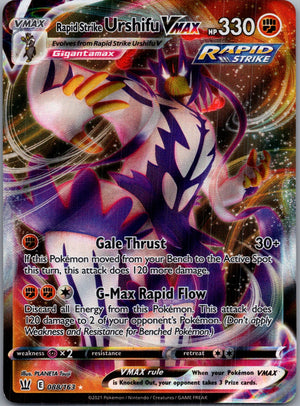 2021Battle Styles 088/163 Rapid Strike Urshifu VMAX Ultra Rare F33
