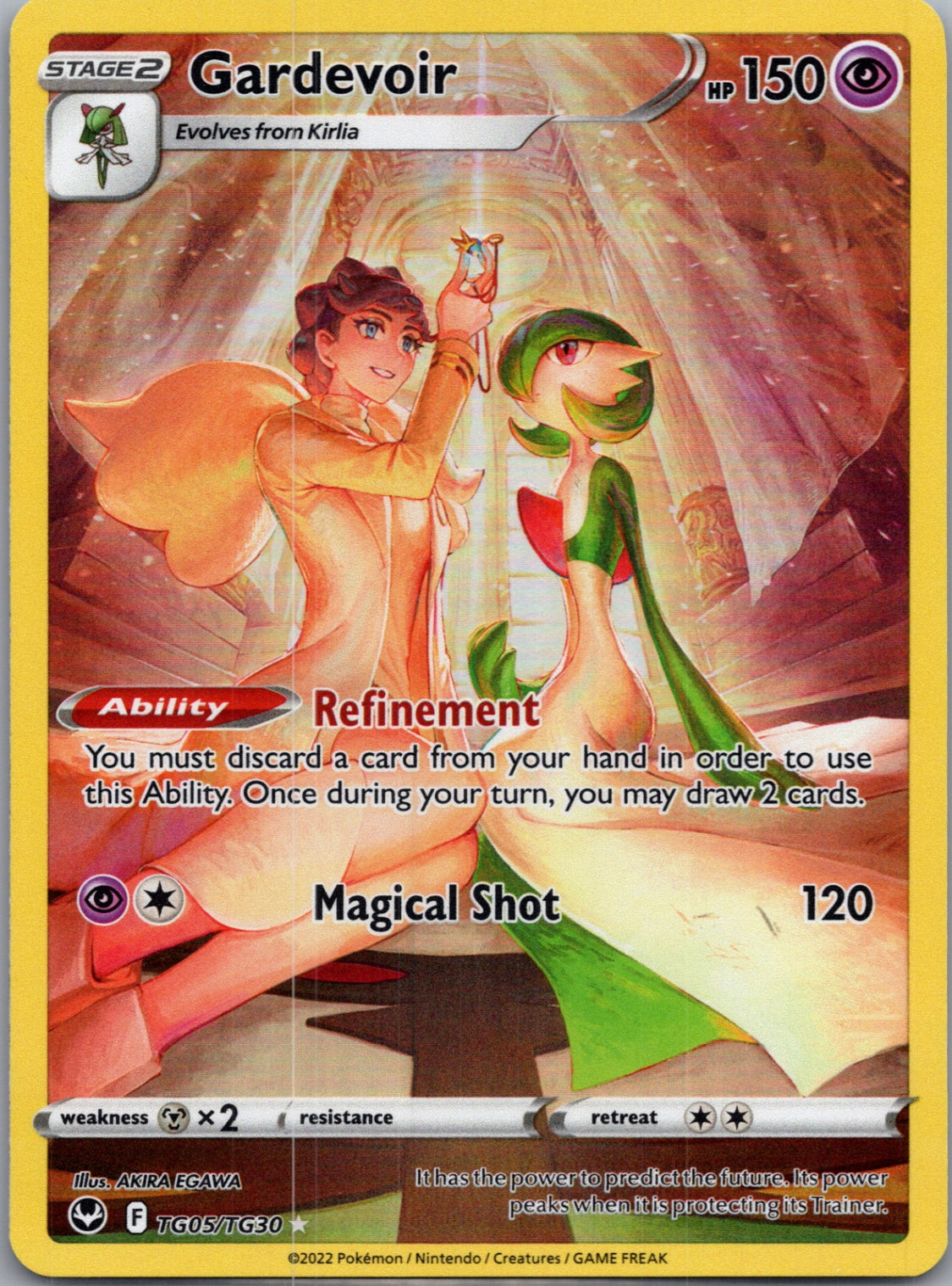 SWSH12: Silver Tempest Trainer Gallery TG05/TG30 Gardevoir Ultra Rare NM