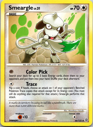2007 Secret Wonders 66/132 Smeargle LP