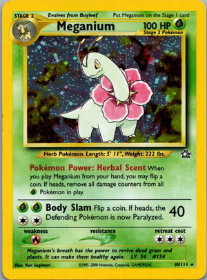 2000 Neo Genesis 010/111 Meganium (10) Holo Rare F118