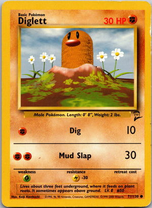 2000 Base Set 2 071/130 Diglett LP