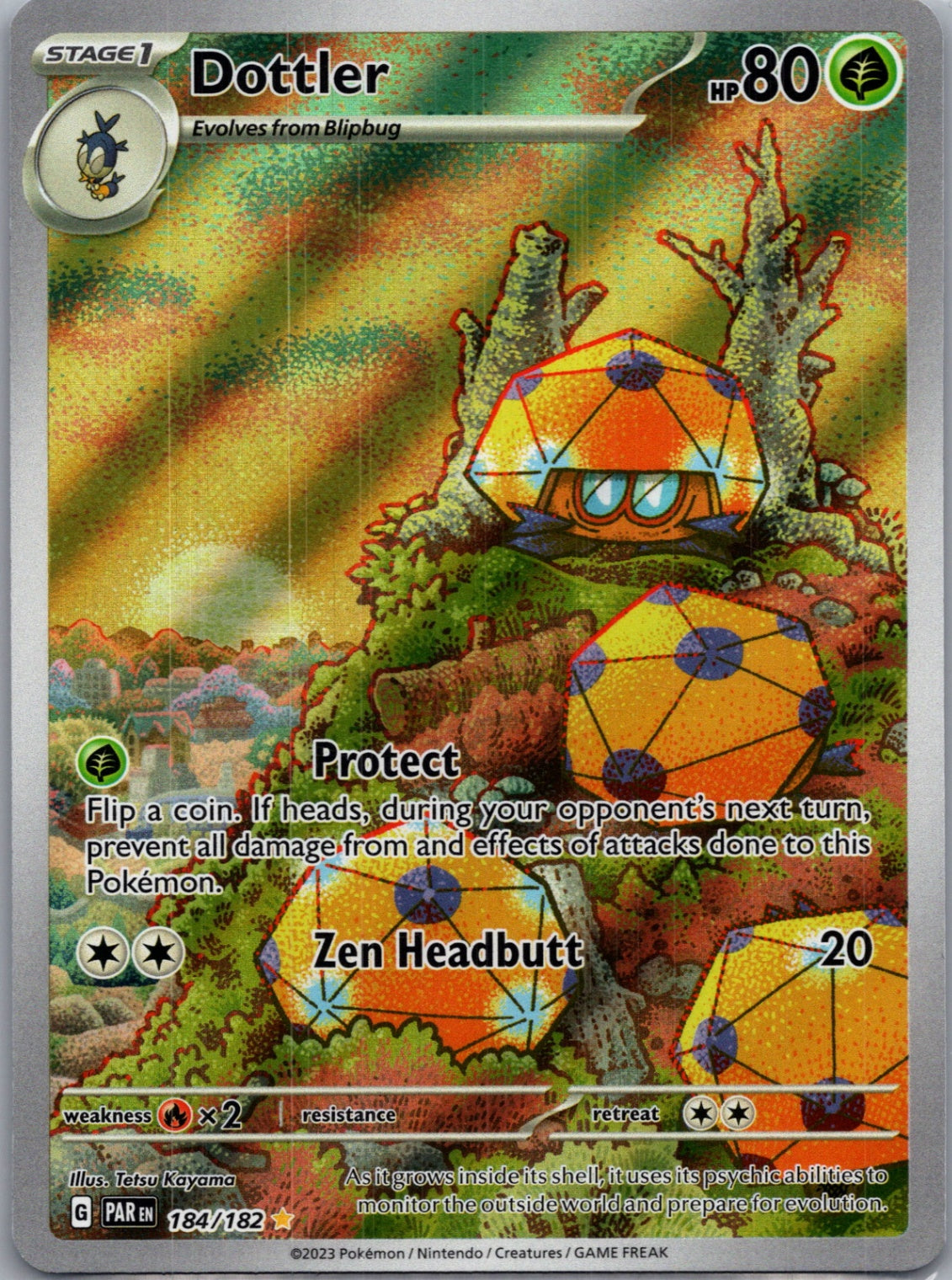 2023 SV04: Paradox Rift 184/182 Dottler Illustration Rare F311