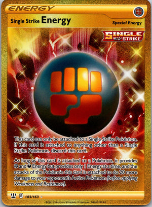 2021 SWSH05: Battle Styles 183/163 Single Strike Energy (Secret) LP