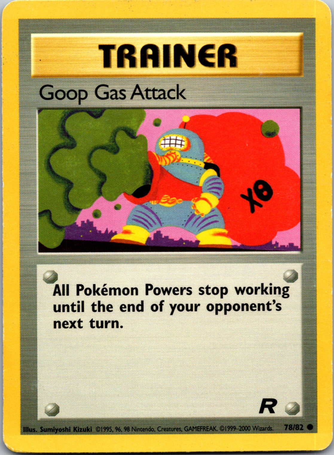 2000 Team Rocket 78/82 Goop Gas Attack Uncommon M297