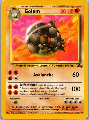 1999 Fossil 36/62 Golem F87