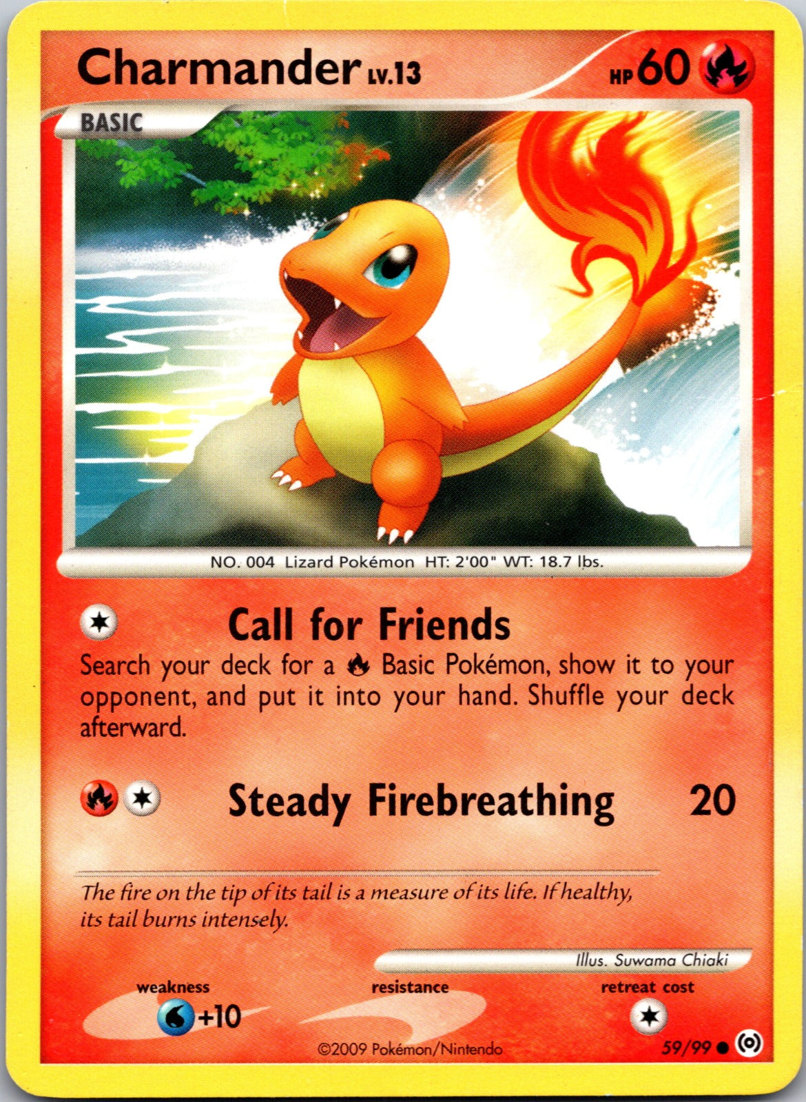 2009 Arceus 59/99 Charmander LP C358