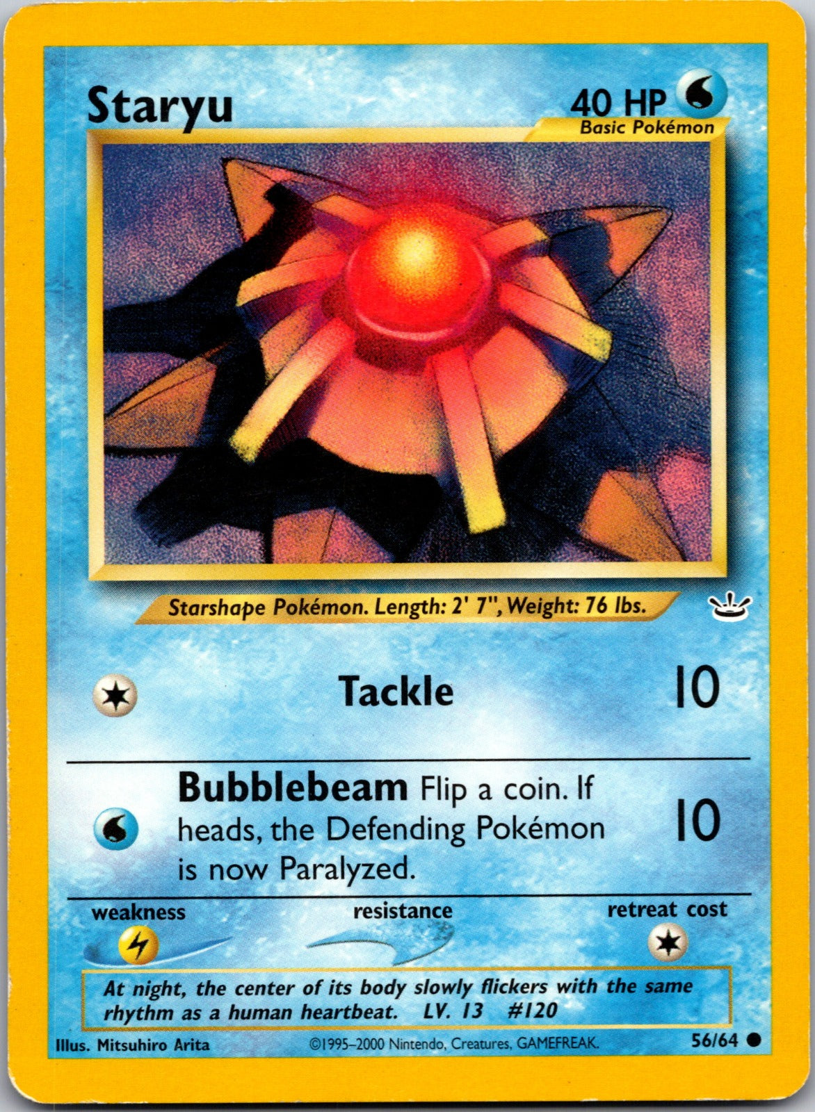 2001 Neo Revelation 56/64 Staryu LP