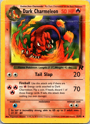 2000 Team Rocket 32/82 Dark Charmeleon Uncommon M196