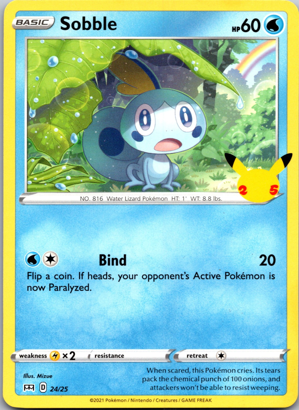 2019 SWSH: Sword and Shield Promo Cards SWSH003 Sobble LP