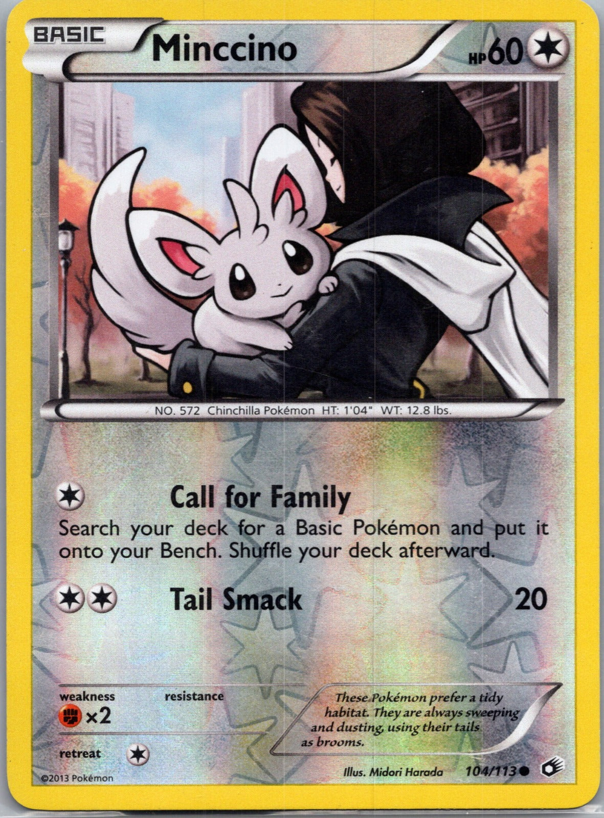 2013 Legendary Treasures 104/113 Minccino LP